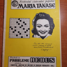 revista cu probleme rebus mai 1980