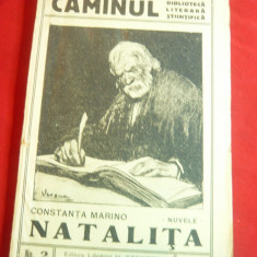 Constanta Marino- Natalita - Prima Ed. 1916 Colectia Caminul nr.2 Ed.H.Steinberg