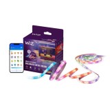 WiZ Bandă LED Smart RGB Interior 4m, 12W, IP20, Compatibil Alexa/Google Home