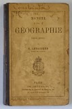 MANUEL DE GEOGRAPHIE , COURS MOYEN / GEOGRAPHIE DE LA FRANCE ET DE SES COLONIES , COURS MOYEN par E. LEVASSEUR , 1874 - 1875 *COLEGAT DE DOUA VOLUME