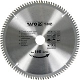 Disc fierastrau wolfram pentru aluminiu 250 mm x 100T YATO