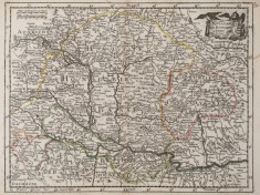 Harta veche, Regatul Ungariei, 1743