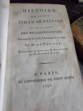 M. de Tressan - Histoire du petit Jehan de Saintre et de la Dame des Belles-Cousines