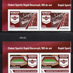 ROMANIA 2023, Clubul Sportiv Rapid Bucuresti 100 de ani, serie neuzata, MNH 2423