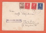 AMS @ - PLIC CENZURAT cu stampila de CENZURA MILITARA ARAD - 30, 1944, circulat spre Turda