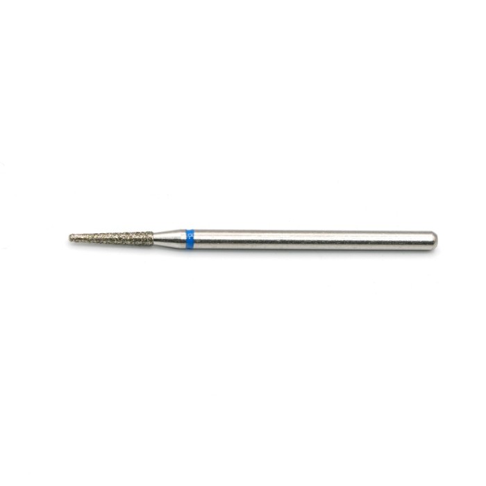Bit diamant pentru cuticulă, ac, br&acirc;u albastru 847/014B