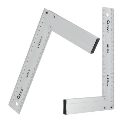 Echer de tamplarie din aluminiu, 250 mm, Geko G29076 foto