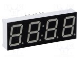 Afișaj LED 7 segmente 14,2mm 0,56 ambră 60mcd OPTO Plus LED
