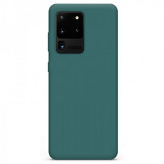 Husa Telefon Silicon Samsung Galaxy S20 Ultra g988 Liquid Dark Green foto