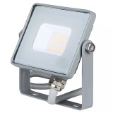 Reflector proiector de exterior, LED, 10W, 6400K, IP65, gri, cip Samsung, V-TAC, SKU-432