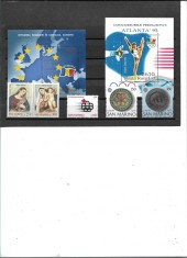 C5679 - lot timbre nestampilate MNH Romania + San Marino