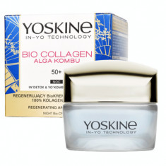 Crema regeneranta antirid de zi pentru ten 50+ Bio Collagen Alga Kombu, 50ml, Yoskine