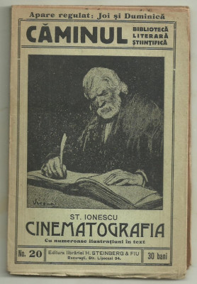 St.Ionescu / CINEMATOGRAFIA - descoperirea si istoricul ei - ed.1920 foto