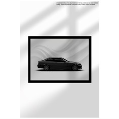Poster Canvas cu Mașină Sport - Print Digital Ne&icirc;nramat pe P&acirc;nză Mată - 1445 M3 E36 | A3 (29.7 x 42 cm)