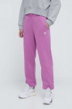 Cumpara ieftin Adidas Originals pantaloni de trening Essentials Fleece Joggers culoarea roz, uni, IR5964