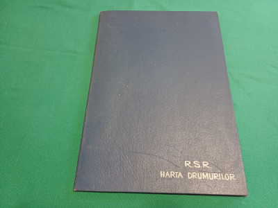 R.S.R HARTA DRUMURILOR *SCARA 1:100.000 / 1962 * 888 foto