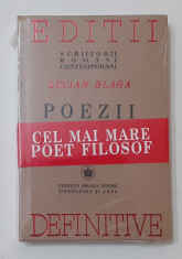 Lucian Blaga - Poezii (Editii Definitive) Facsimil La Editia Din 1942 (IN TIPLA) foto