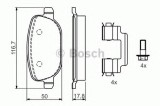 Set placute frana,frana disc LANCIA THESIS (841AX) (2002 - 2009) BOSCH 0 986 424 775