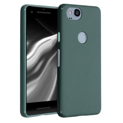 Husa pentru Google Pixel 2, Silicon, Verde, 43081.171 foto