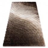 Covor FLIM 006-B2 modern shaggy, Valuri - structural maro, 120x160 cm