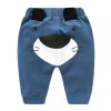 Pantalonasi albastri fara botosei - Dog (Marime Disponibila: 9-12 luni (Marimea, Superbaby