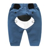 Pantalonasi albastri fara botosei - Dog (Marime Disponibila: 9-12 luni (Marimea