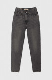 Levi&#039;s jeansi 80S MOM JEAN femei, culoarea gri