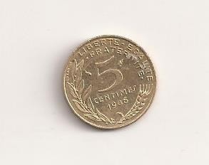 Moneda Franta - 5 Centimes 1986 v1 foto