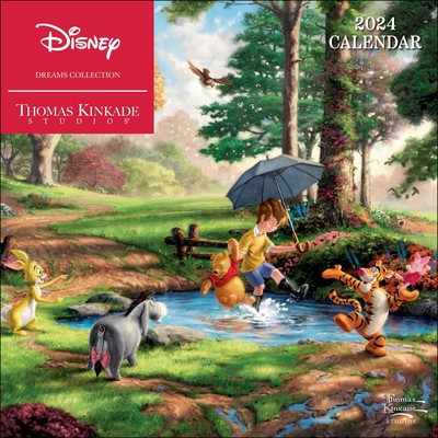 Disney Dreams Collection by Thomas Kinkade Studios: 2024 Mini Wall Calendar foto