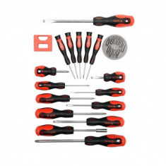 Set 27 surubelnite si biti Yato YT-2789, Cr-Mo, plate, torx, biti si cruce