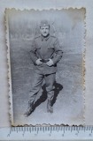 Fotografie soldat rom&acirc;n &ndash; uniformă militară comunistă &ndash; anii 1950&ndash;1960