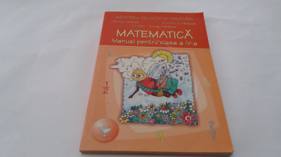 MATEMATICA MANUAL PENTRU CLASA A IV A VIORICA PARAIALA RM1 foto