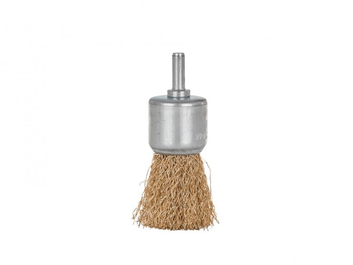 Perie de sarma pentru polizor unghiular, 28 mm, Geko G00711