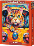 Puzzle 1000 piese Cat bus travel, castorland