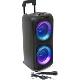 Cumpara ieftin Boxa portabila Ibiza, 600W, difuzor 2x20cm, lumini RGB, microfon