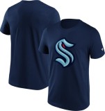 Seattle Kraken tricou de bărbați Primary Logo Graphic navy - 3XL