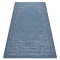 Covor SISAL PATIO 3071 grecesc țesute plate albastru inchis / bej, 175x270 cm