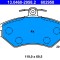 ATE 13.0460-2958.2 set placute frana,frana disc