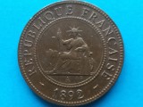 INDOCHINA FRANCEZA-1 CENTIME 1892