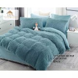 Cumpara ieftin Lenjerie Fluffy Cocolino Super Pufoasa 6 Piese, Vernil - JO484