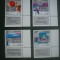 HOPCT TIMBRE MNH 844 ANUL NOU EVREIESC 1982 -4 VAL CU TABS ISRAEL