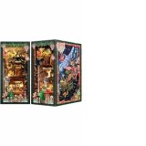Puzzle 3D, Cotor de carte, Book Nook DIY, Christmas Wish Store, Cutebee, 273 piese
