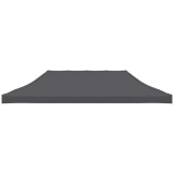 vidaXL Acoperiș cort de petrecere, antracit, 3 x 6 m