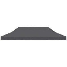 vidaXL Acoperiș cort de petrecere, antracit, 3 x 6 m 44988