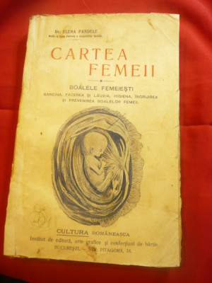 Dr.Elena Pandele - Cartea Femeii -interbelica ,Ed.Cultura Romaneasca , 214 pag foto