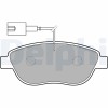 Placute Frana Delphi LP1721, Frana Disc, Compatibil Abarth, Citroen, Fiat, Lancia, Opel, Vauxhall