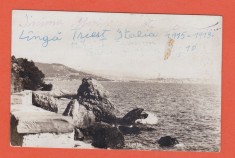 AMS @ - CARTE POSTALA / FOTOGRAFIE LANGA TRIESTe ITALIA 1915 - 1918 NECIRCULTA