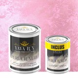 Vopsea Decorativă Perla Luxury Trandafir Roz| Pachet 3L (2L + 1L) cu fulgi perlați-Toro Decor