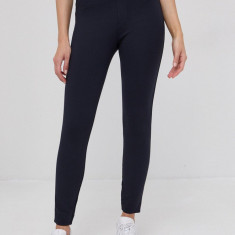 Spanx Colanți femei, culoarea albastru marin, material neted