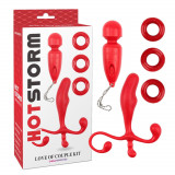 Plug anal stimulator clitoridian set de 3 inele